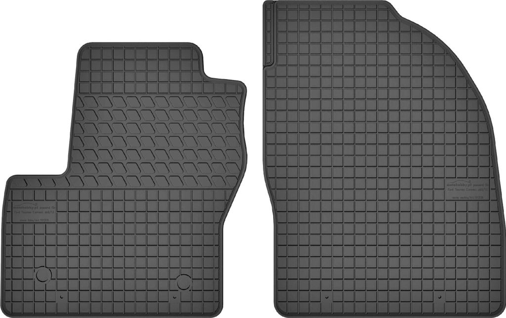 Vorne Gummimatten Gummi Fußmatten für Ford Tourneo Connect II