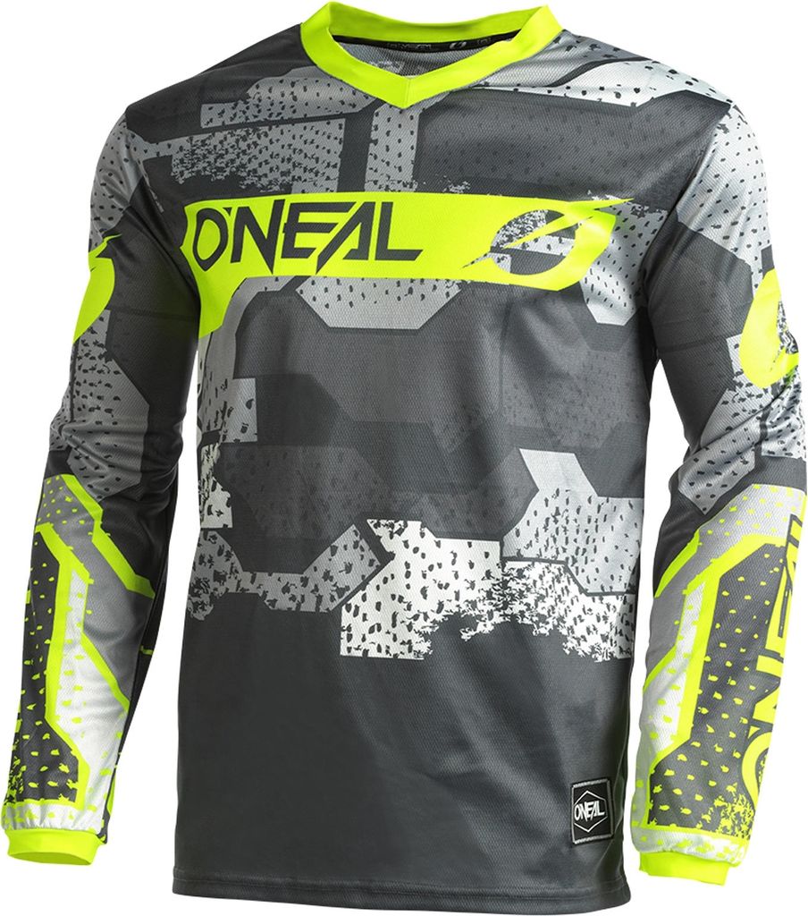 O'NEAL Bike Jersey Element Camo Gray/Neon Yellow S