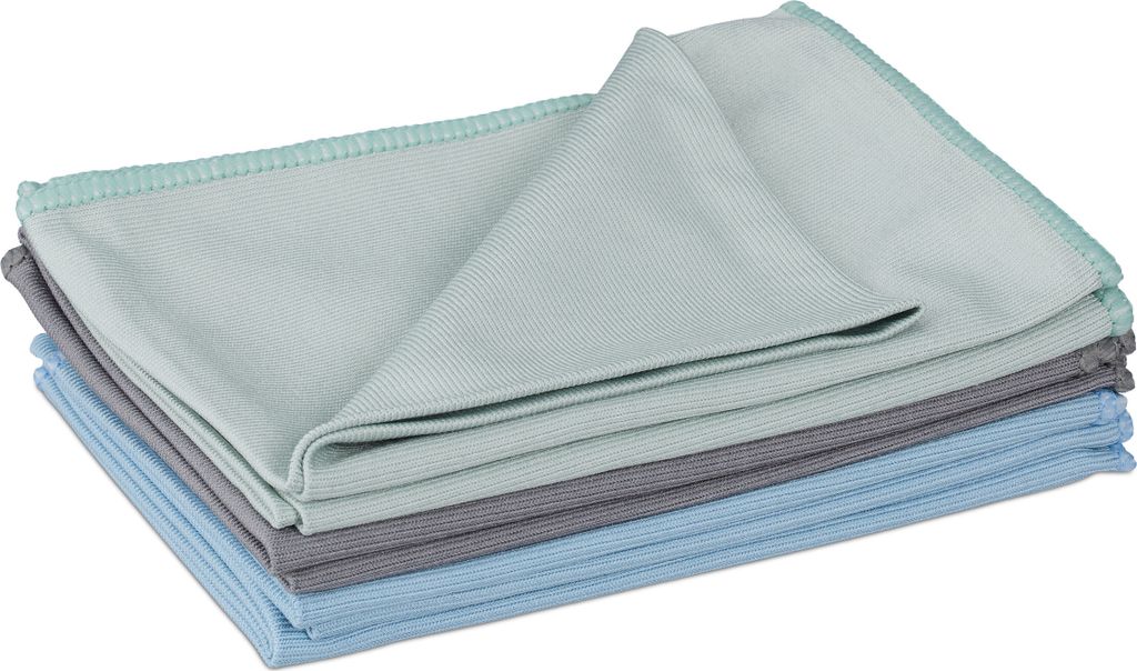 Set da 6 panni in microfibra Relaxdays, 40x60, panni Immagine del prodotto 
