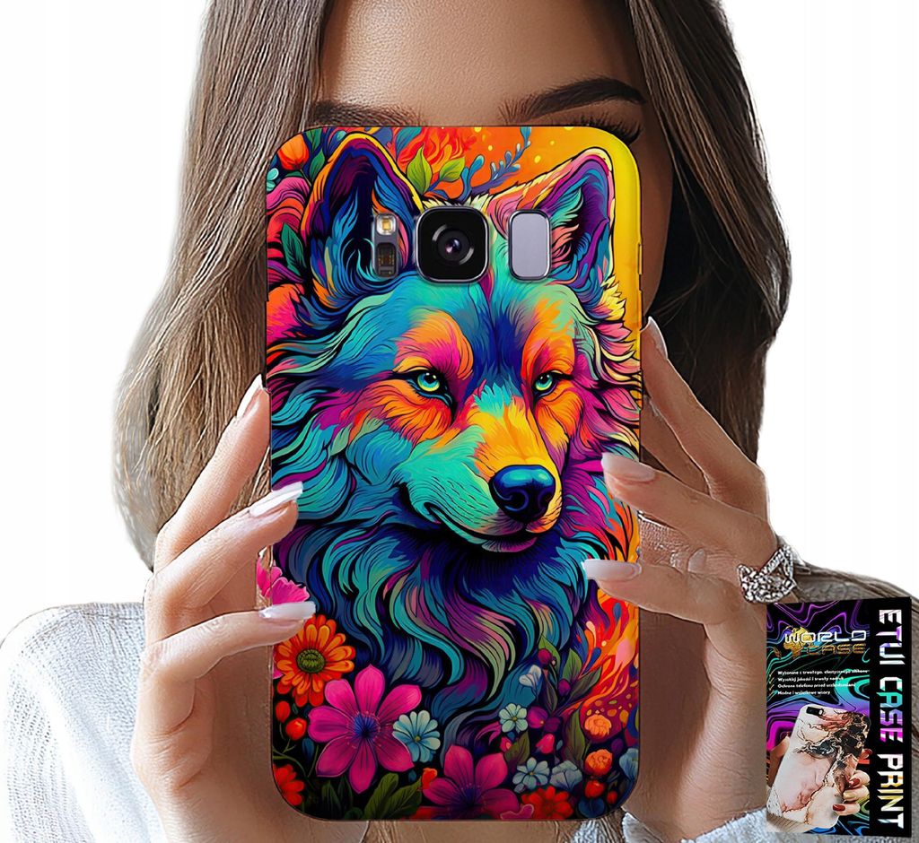 Hülle Für Samsung Galaxy S8 - Farbenfrohe Designs, Wolfsrudel Swora Hülle
