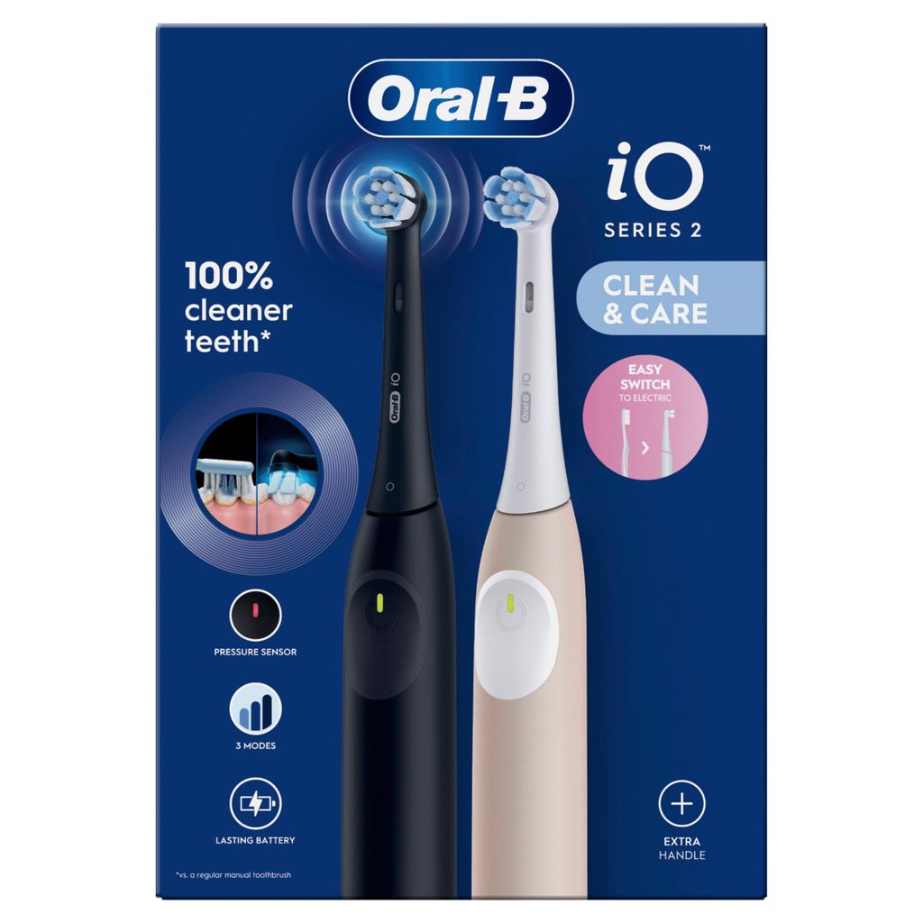 Elektrické zubní kartáčky Oral B 2-pack Night Black a Soft Obrázek produktu 