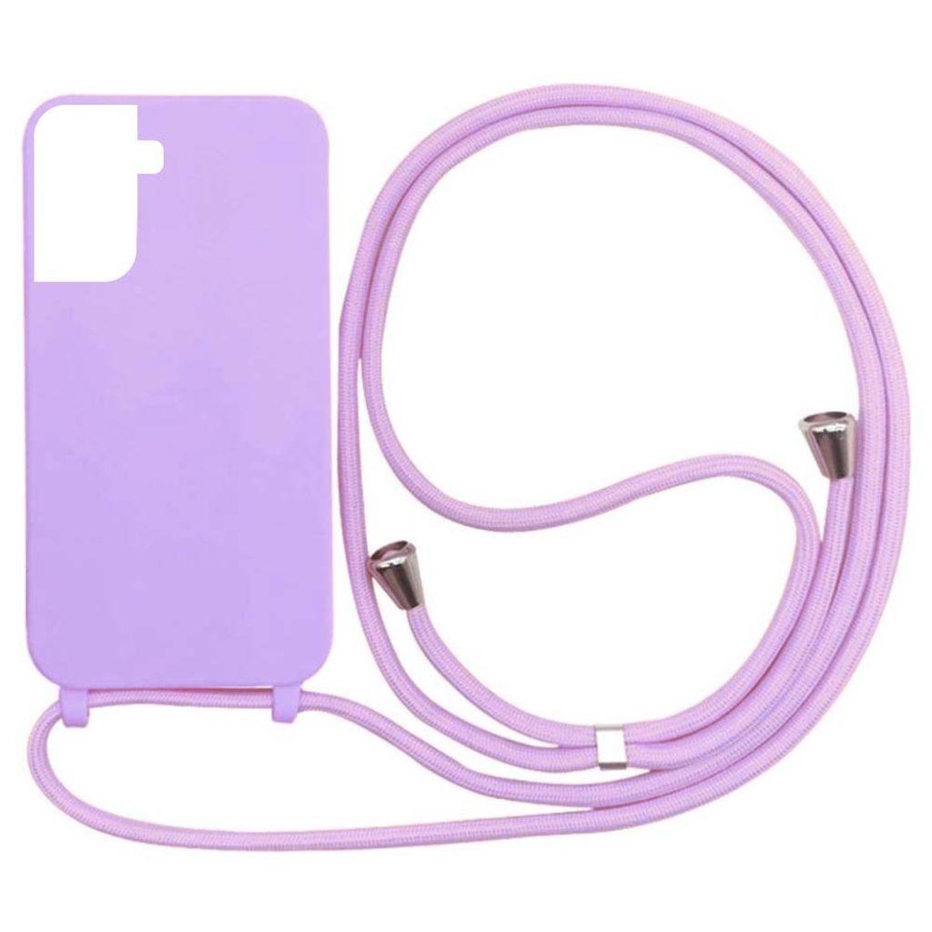 Smartphonica Samsung Galaxy S22 Plus Fall mit Lanyard - Lila