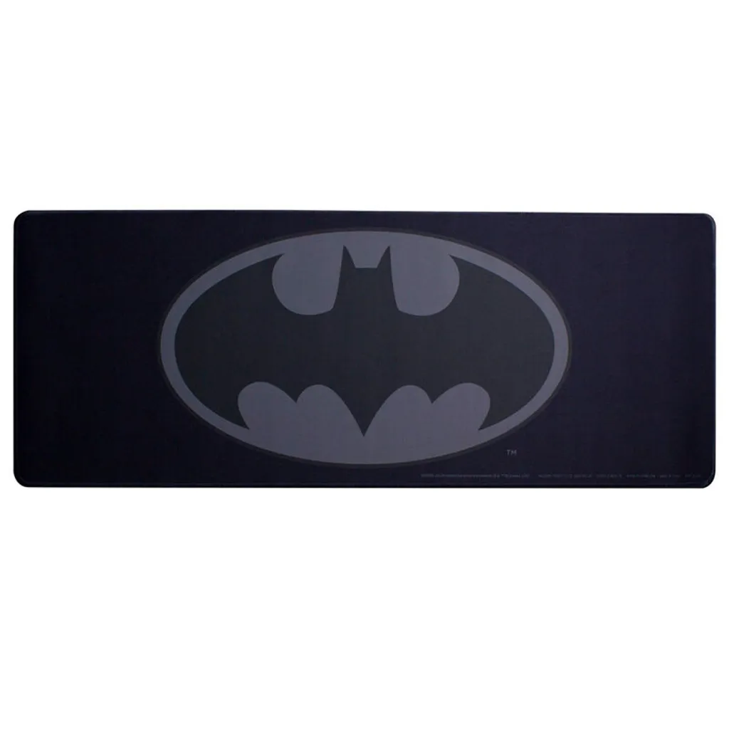 Tapis de Souris Batman XL 40x80cm Antidérapant avec Bords Cousus Noir
