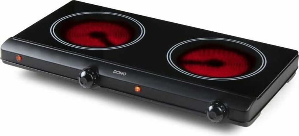 Piano cottura in vetroVetroceramica a 2 fuochi, 2500 w Domo Immagine del prodotto 