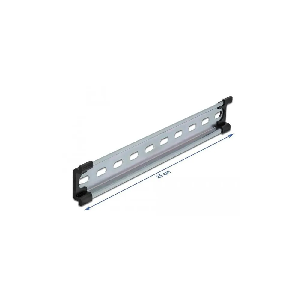 Delock 66192 DELOCK Hutschiene 35 x 7,5 mm (25 cm) Stahl - 1