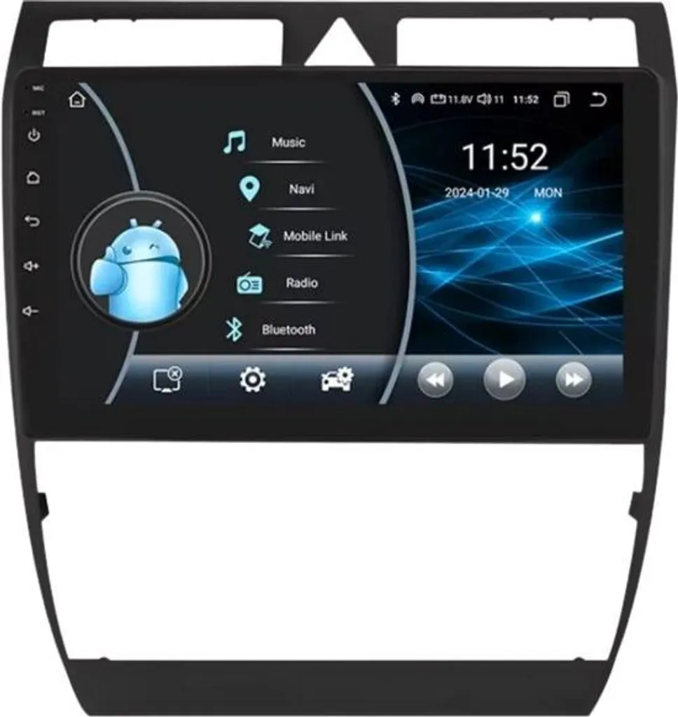 Système de Navigation Stéréo Android pour Audi RS6 S6 C5 avec Bluetooth