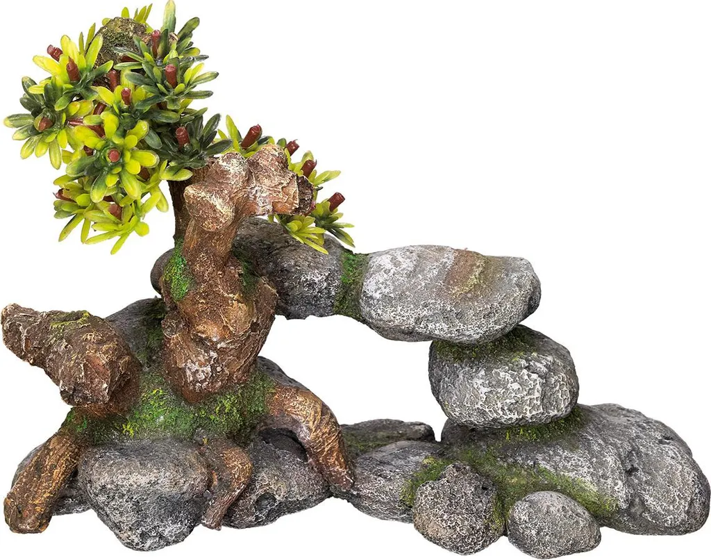 OFFERTA Aqua Ornaments BONSAI 19cm - Decorazione Acquario Top!