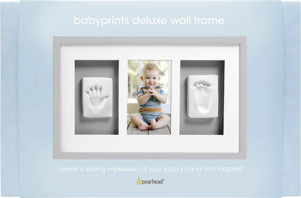 Cornice Pearhead Babyprints: Kit Impronte Neonato Deluxe da Parete