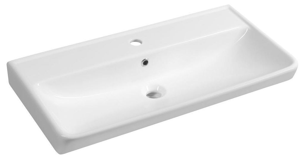 Bruckner NEON Keramik-Waschtisch 80x41,5cm, weiß Produktbild 