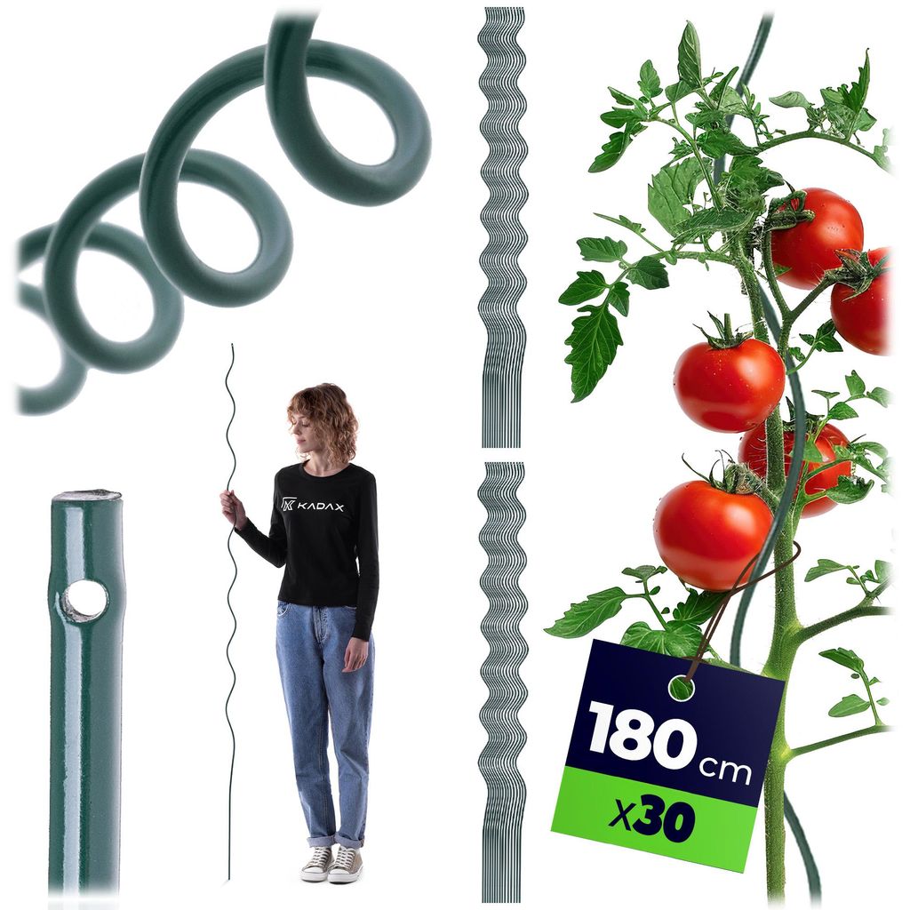 Tuteurs en spirale pour tomates KADAX 180 cm x 6 mm, lot de Image du produit 