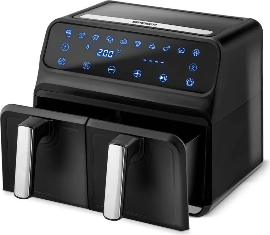 Recensione Berdsen BD-653: Friggitrice Aria Calda 1700W Doppia Area - 3