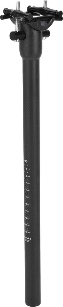 Fahrradsattelstš¹tzen Ultra Light Fahrradsattelstš¹tze Sattelrohr Mattschwarz 1 Stš¹ck 22,2x400mm Carbonfaser