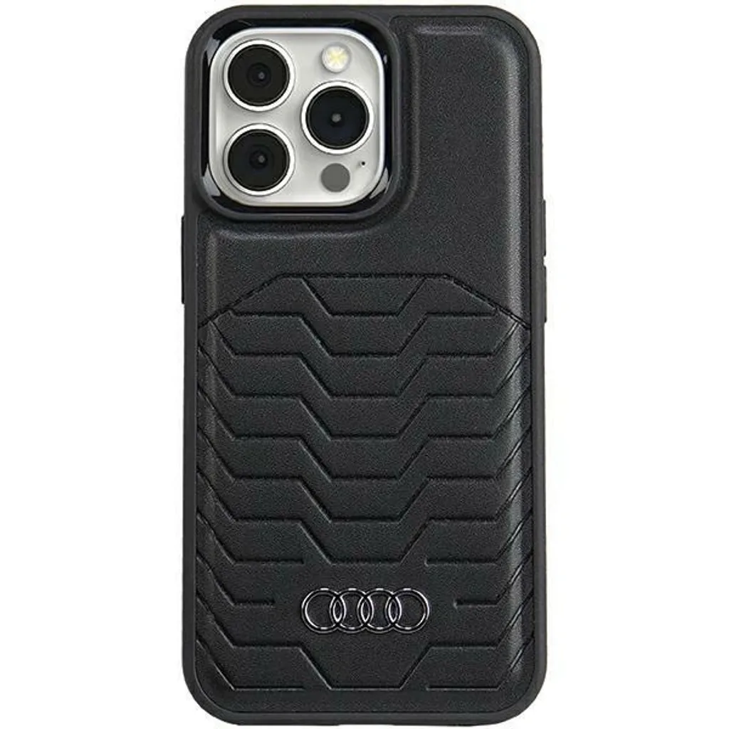 Audi Custodia rigida in Magsafe per Iphone 15 Pro 6.1 Nero/Nero Au-Tpupcmip15P-Gt/D3-Bk
