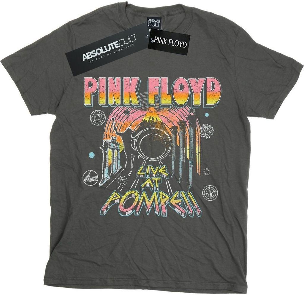 Pink Floyd - "Live At Pompeii" T-Shirt für Damen BI42508 (S) (Holzkohle)