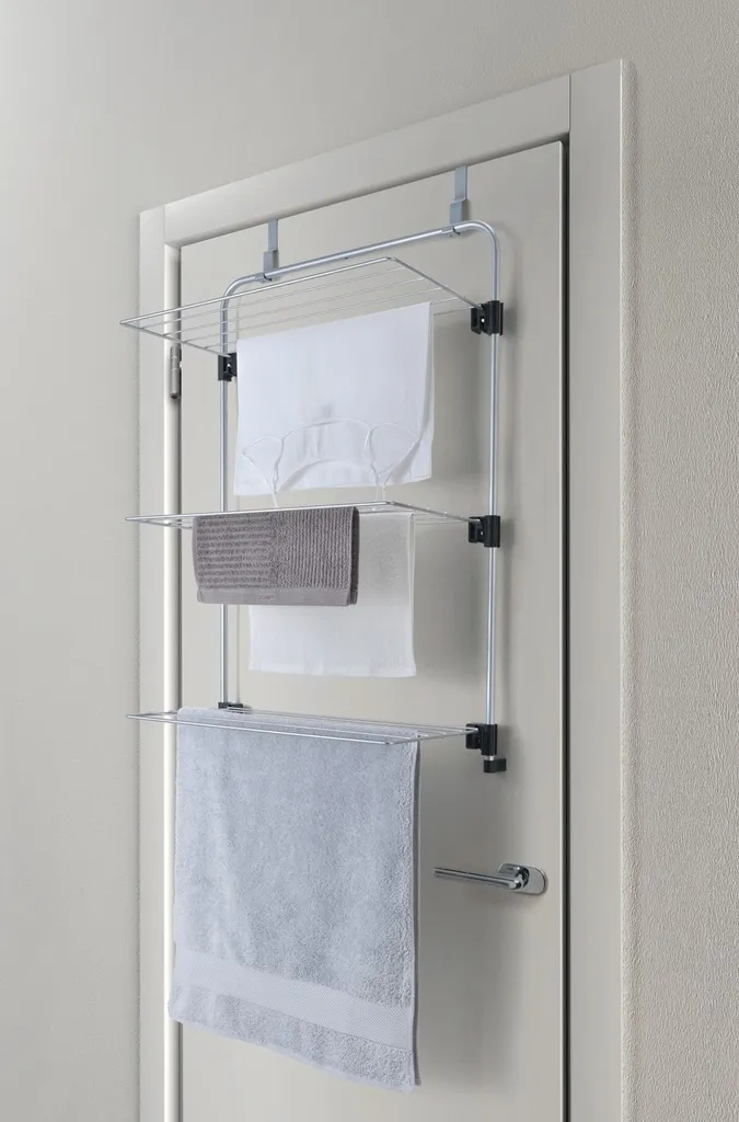 Étendoir à linge suspendu Metaltex - Séchoir vertical gain de place
