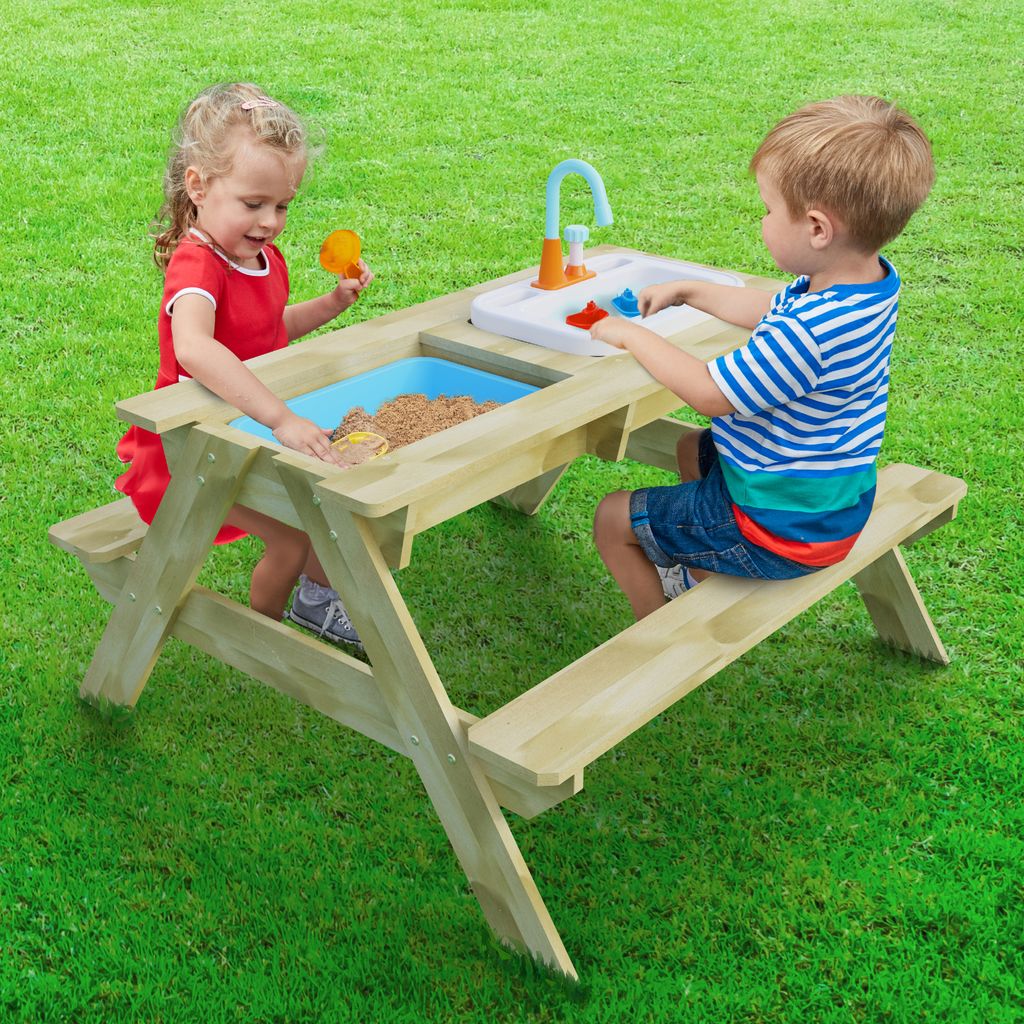TP Toys Banc de pique-nique/jardin pour enfants avec bassin Image du produit 