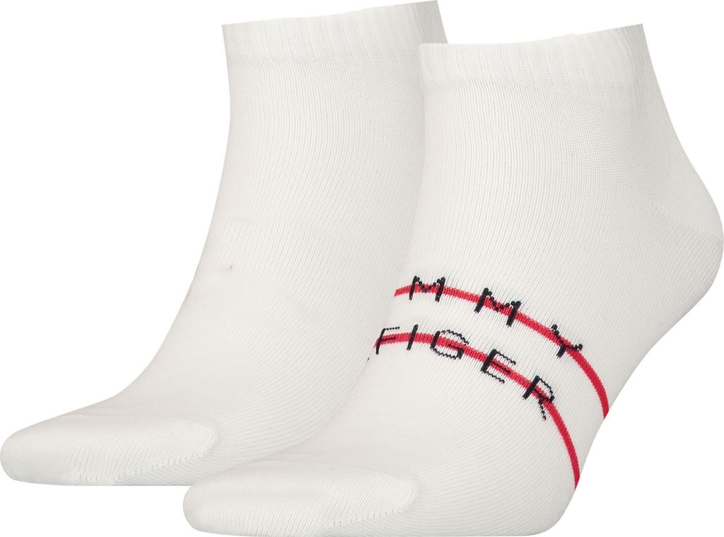 Tommy Hilfiger Socken weiß 2 Paar Herren Sneaker 2P CF2Y 701222188-001 43-46