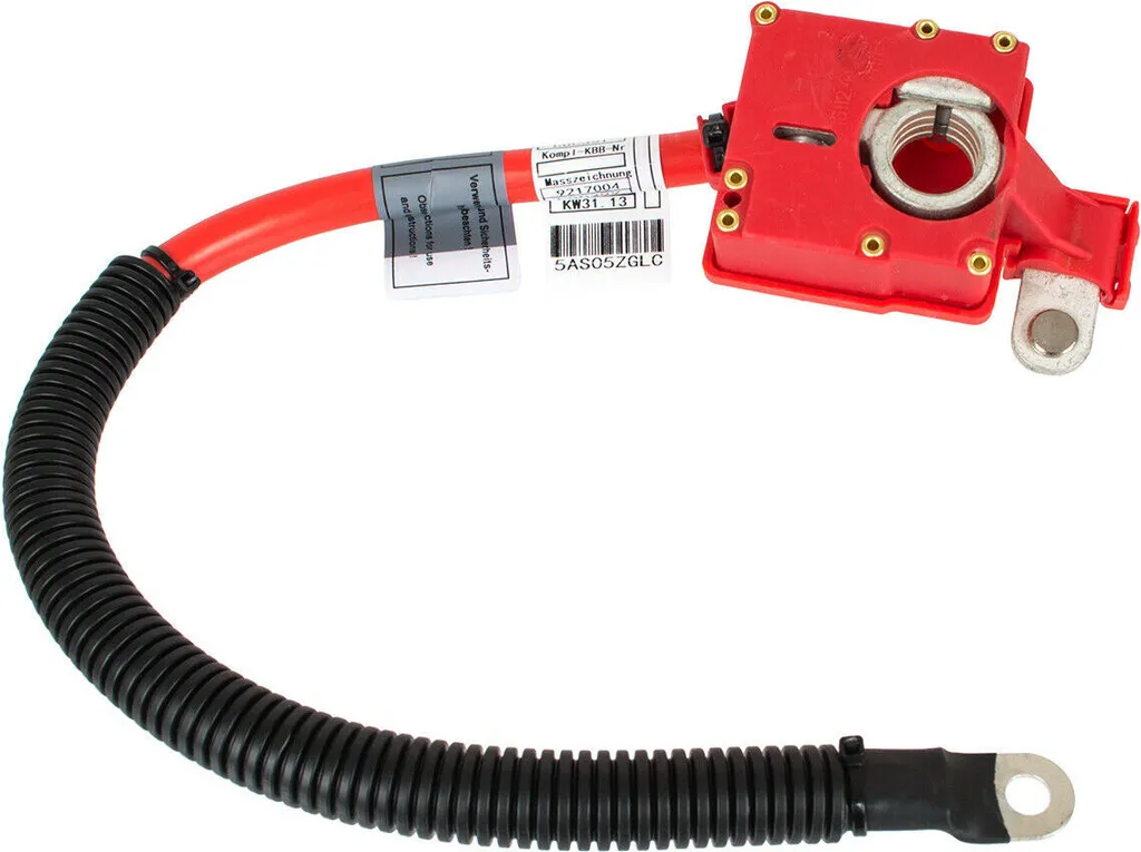 Câble de Batterie de Sécurité 61129115449 Haute Résistance pour BMW