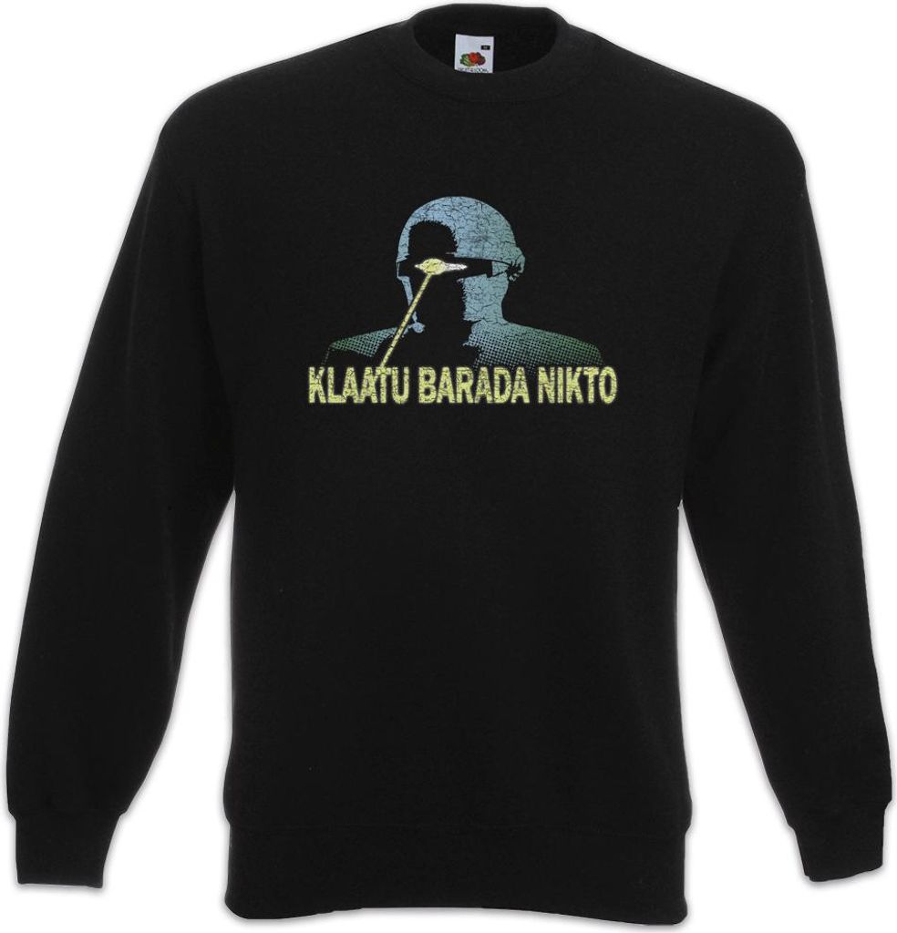 Urban Backwoods Klaatu Barada Nikto, Sweatshirt, Farbe: Schwarz, Größe: M