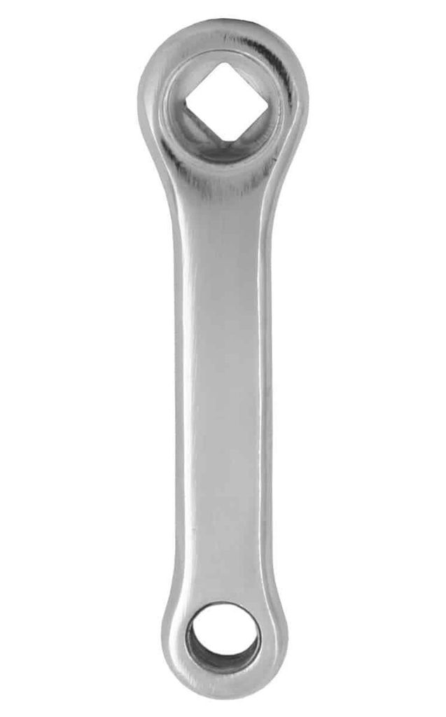 QU-AX Kurbel für Einrad 16 102mm, chrom, links und rechts für Einröder