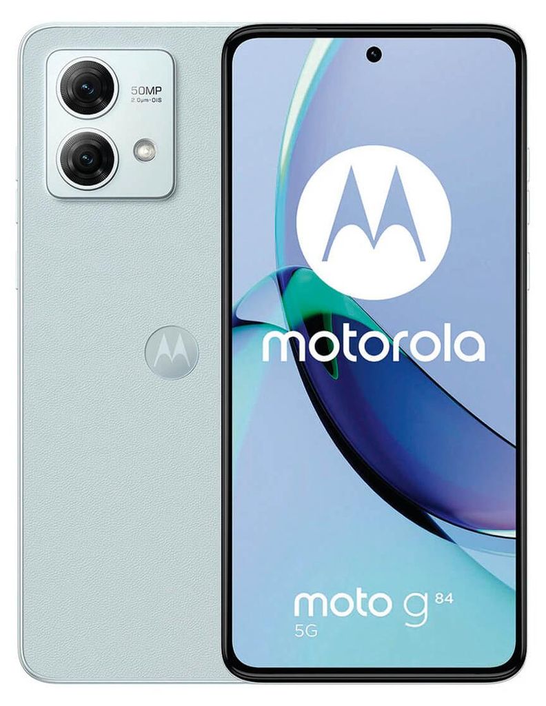 Motorola moto G84 5G 12+256GB Glacier Blue / Marshmallow Produktbild 