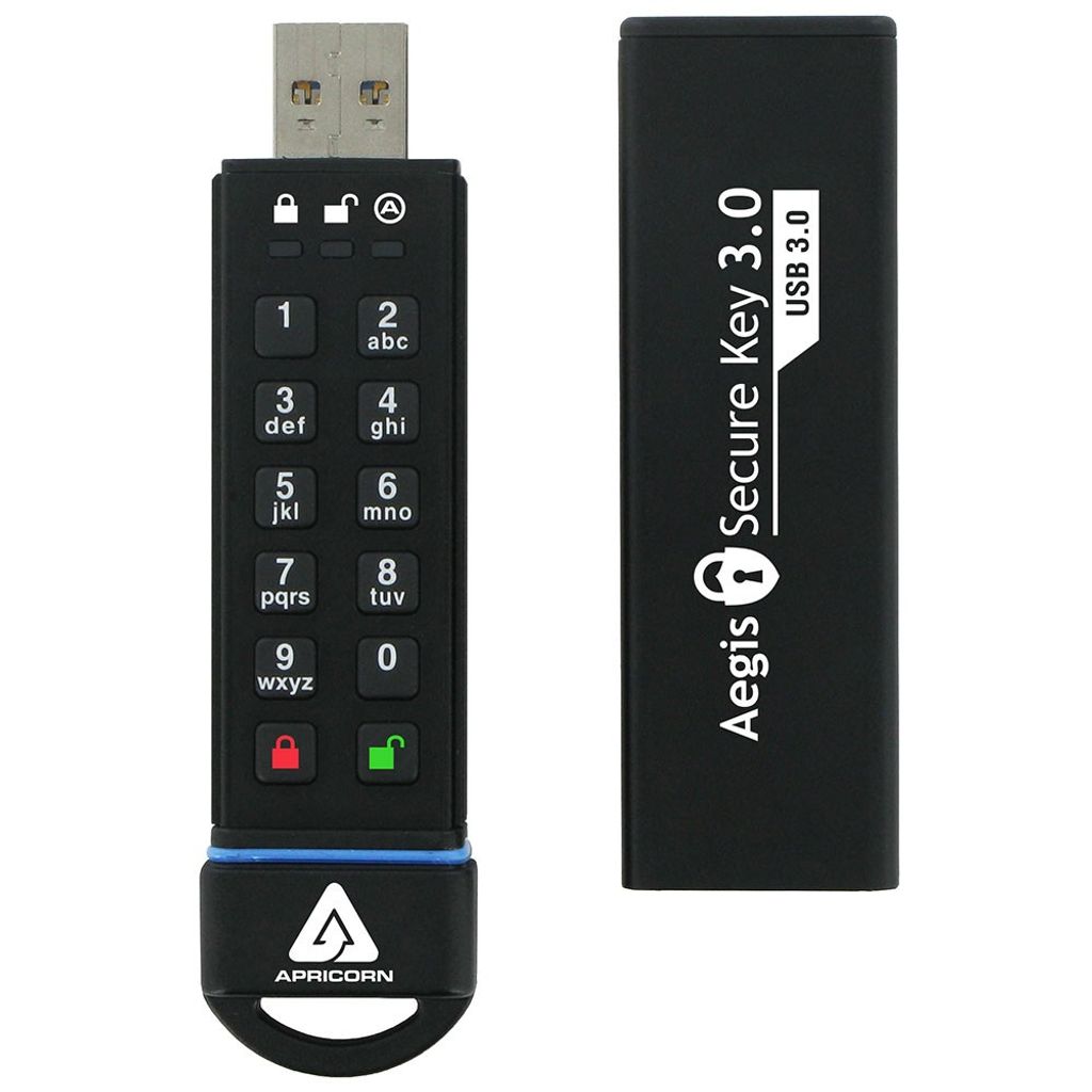 Apricorn Aegis Secure Key Usb3 30Gb, Ask3-30Gb Zdjęcie produktu 