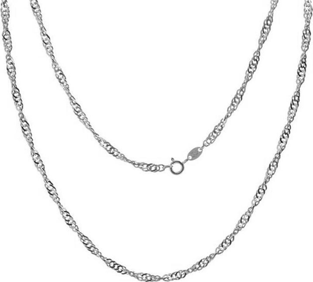 SILBERKETTEN STORE Singapurkette 2,3mm - 925 Silber, Länge Produktbild 