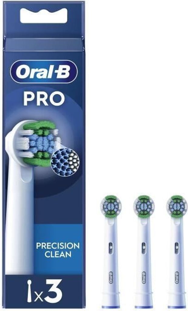 Oral-B Pro Precision Clean Aufsteckbürsten, 4er Pack, Zahnbürstenaufsätze