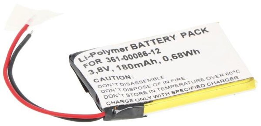 Akku für Garmin Venu, Fenix 6s Pro, Li-Polymer, 3,8V, 180mAh ersetzt 361-00086-12