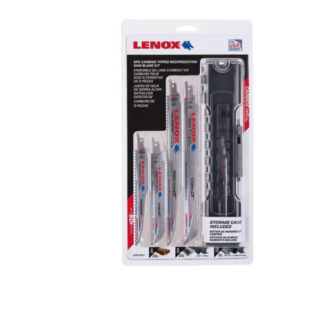 LENOX LXARCT Carbide Saebelsaegeblatt, Set 5-tlg.