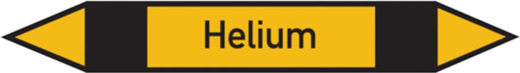 Dreifke Rohrleitungsetikett, Helium | Folie selbstklebend | 270x37 mm, 1 Stk