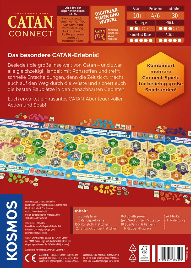 CATAN Connect : Le Jeu Idéal pour des Parties Rapides entre Amis