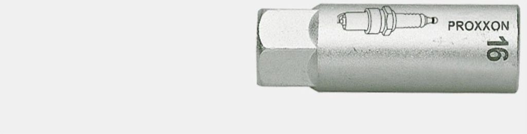 Proxxon Zündkerzen-Steckschlüsseleinsatz 3/8Ã (19 mm, aus Chrom-Vanadium)