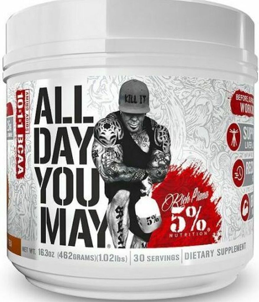5% Nutrition Rich Piana All day you may- 435g plechovka Obrázek produktu 