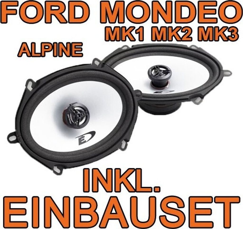 Alpine SXE-5725S - 5x7 Koax-System für Ford Mondeo Mk1, Mk2 Produktbild 