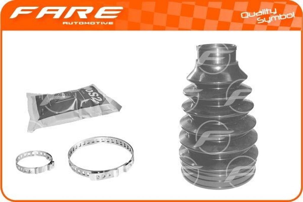FARE SA Faltenbalgsatz Antriebswelle Radseitig Vorne für RENAULT CLIO II (BB0/1/2, CB0/1/2) K2140