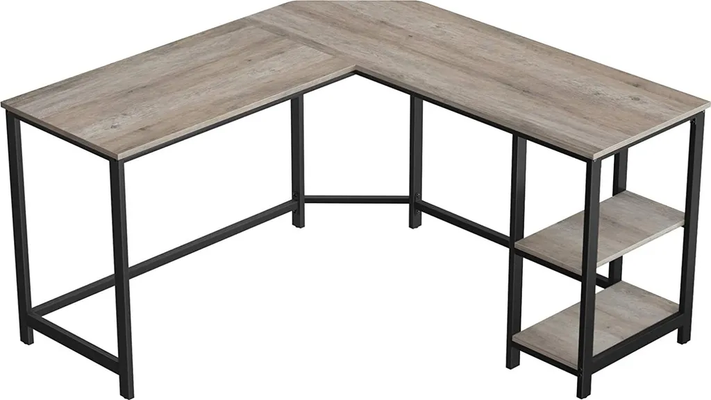 Petit Bureau d'angle intelligent pour ranger et travailler sans encombre
