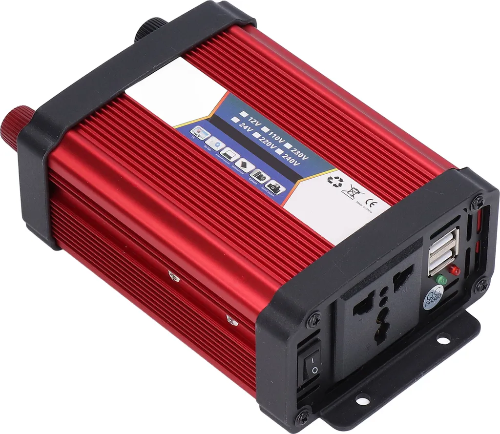 Trasformatore Auto 24V 220V 1000W Modified Sine Wave con USB 2.1A - 3