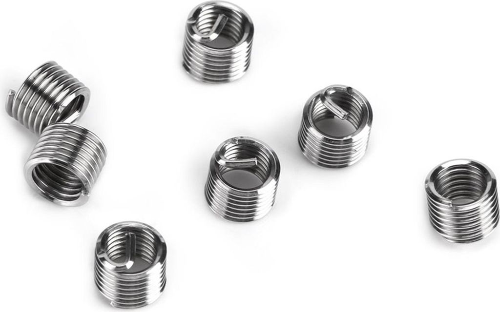 30-teiliges metrisches Gewinde-Reparatureinsatz-Set M5 M6 M8 M10 M14 Helicoil Car Pro Spulenwerkzeug * 0,8