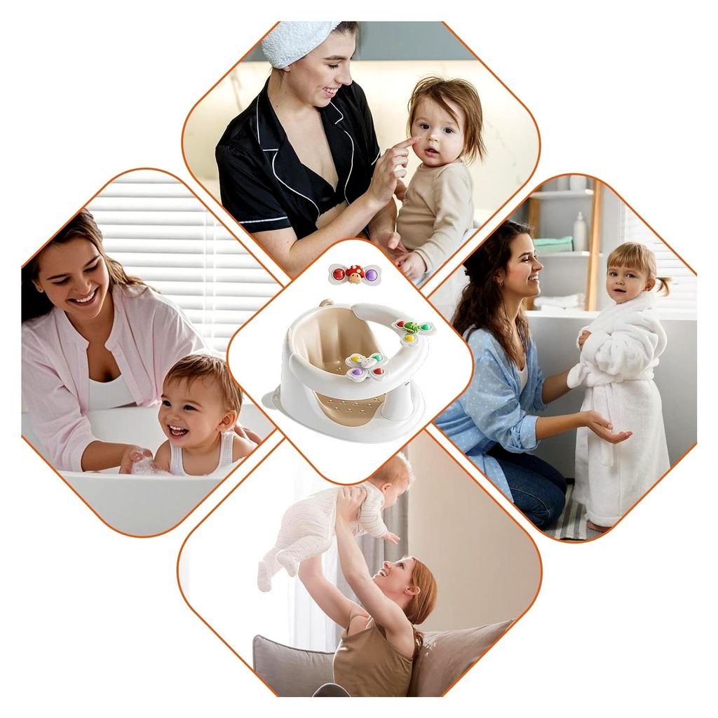 Badewannensitz – Halterung für Badewannen – Duschstuhl für Kinderzimmer, Haus, Hotel, Innenräume, Pool