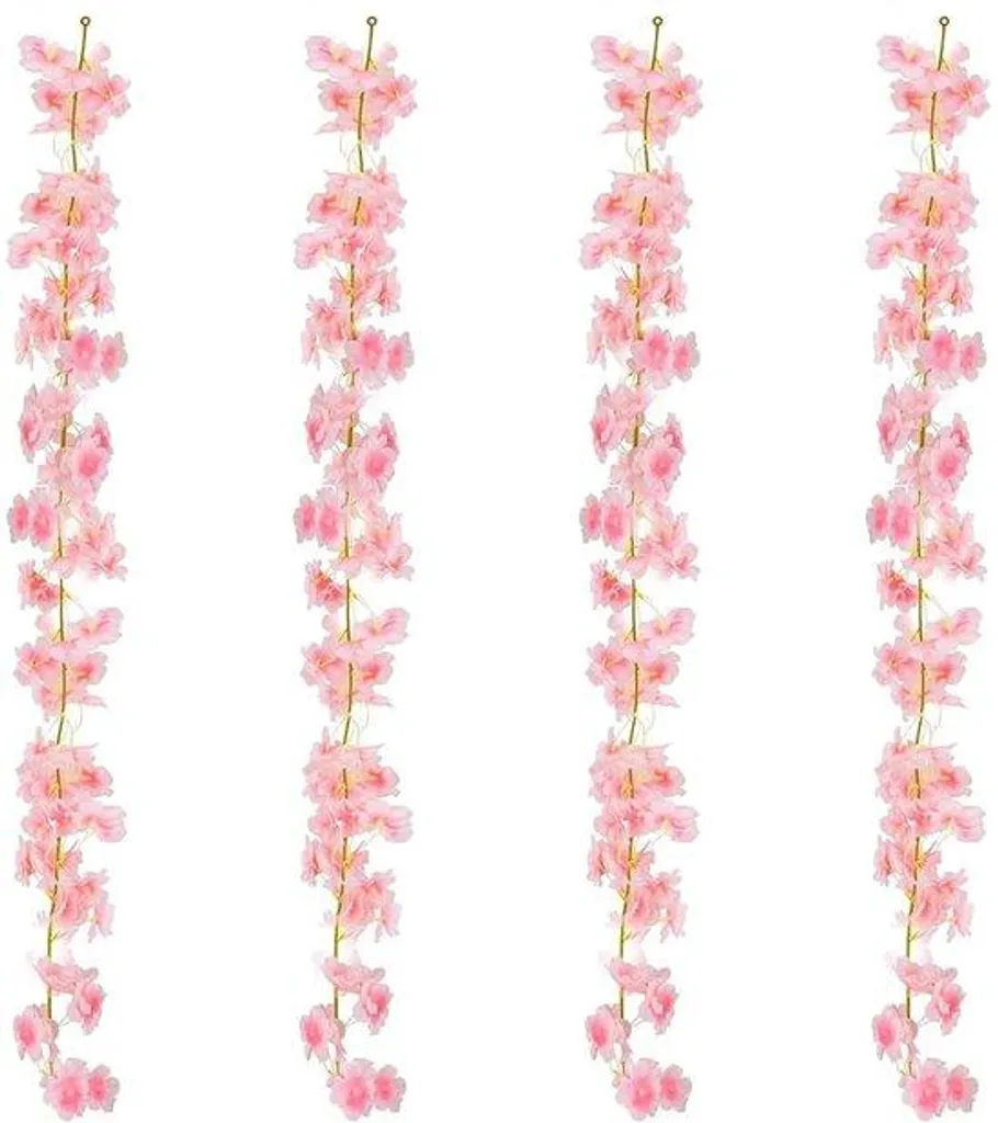 Couronne de fleurs cerisier artificielle 7,2m totale flexible et réaliste
