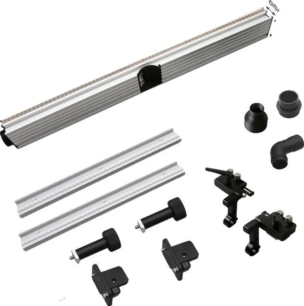 Système de clôture 715mm alu pour perceuse, aspiration de poussière