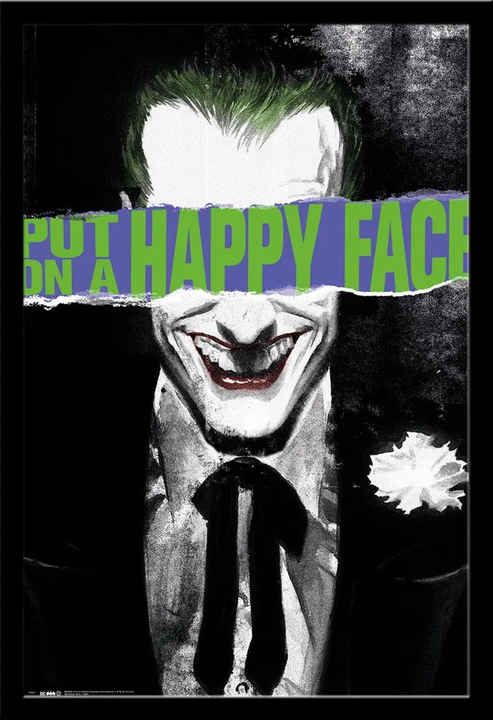 Poster Joker avec Cadre Interchangeable Shinsuke et Vitre Acrylique Haute Qualité