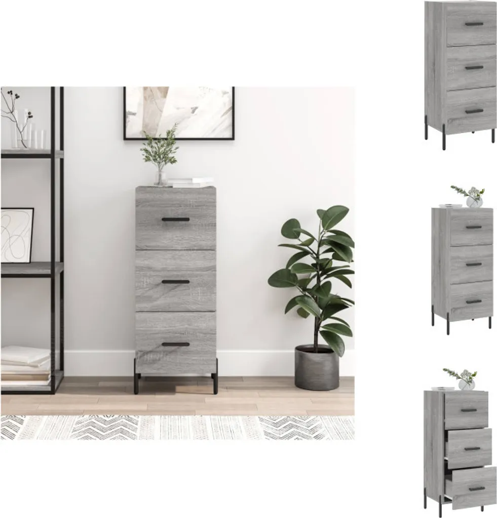 Credenza vidaXL Grigio Sonoma: Trasforma i Tuoi Spazi con Stile