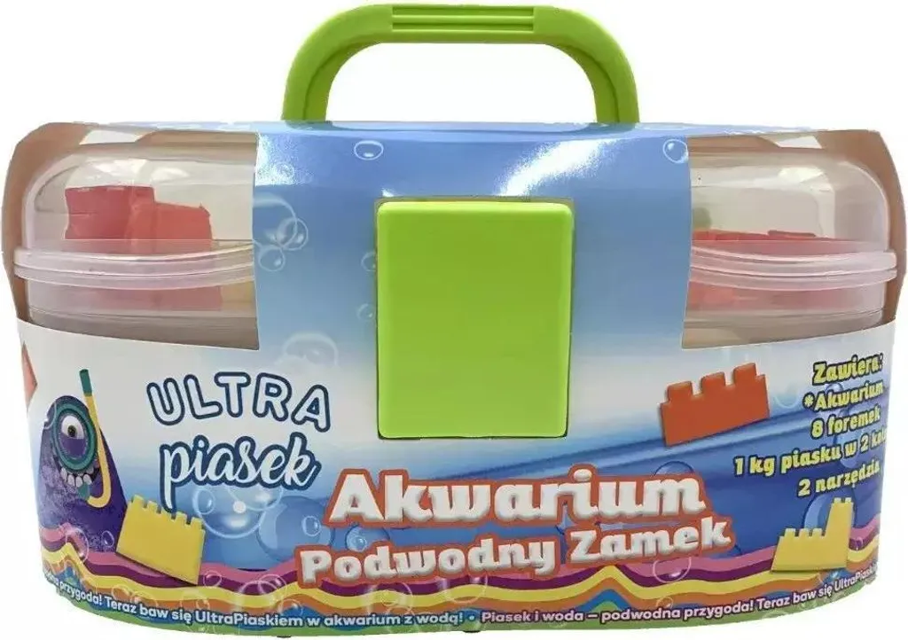 Kit Epee Ultra Sand 1Kg sable magique sous-marin et décor château fort