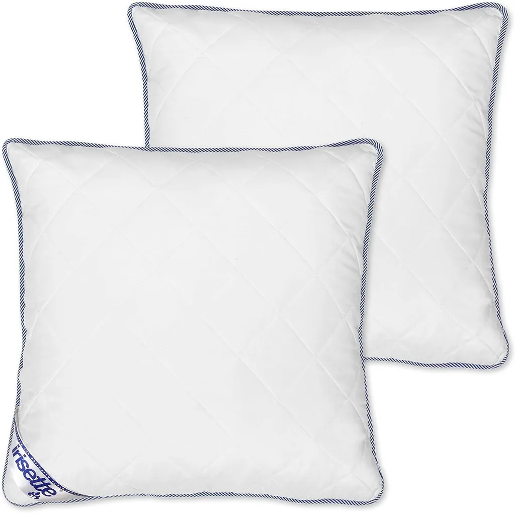 Oreiller 80x80 cm Irisette Body Contour Confort avec Housse Amovible