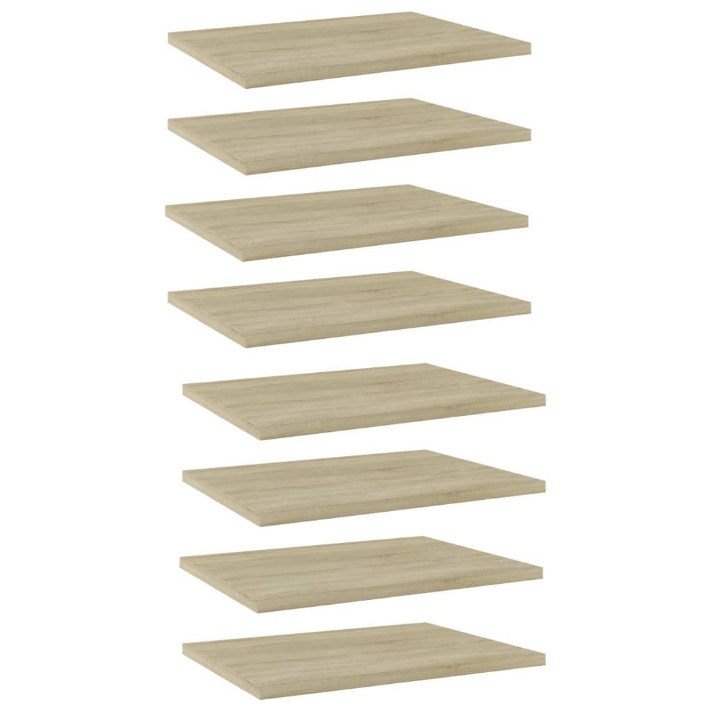 Möbel Bücherregal-Bretter 8 Stk. Sonoma-Eiche 40x30x1,5 cm - Wandregale 805161