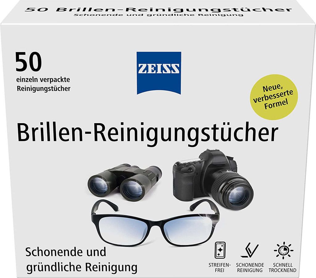 Generic Zeiss Brillenputztücher 50 Stück Produktbild 