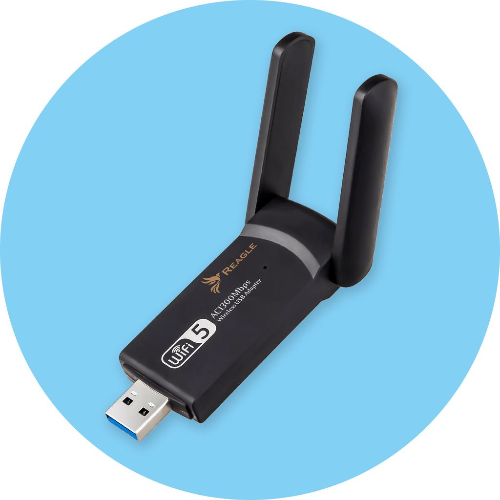 Externí síťový adaptér WI-FI USB 3.2 WiFi 1300Mbps 2,4GHz Obrázek produktu 9