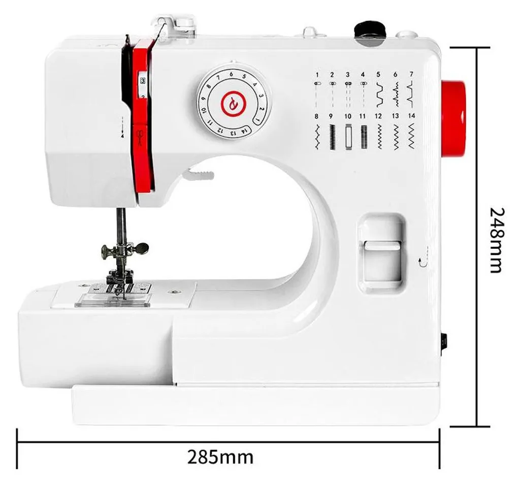 Mini machine à coudre 14 points 728 avec table large et éclairage intégré - 13